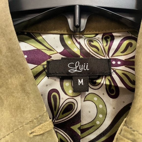 Vintage Luii suede and Jean jacket size medium - Picture 4 of 6